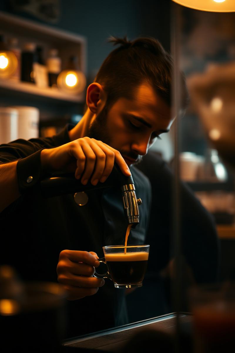 Pour shot